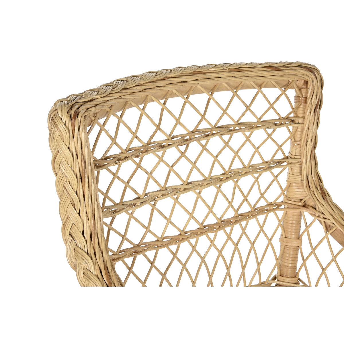 Poltrona DKD Home Decor Branco Natural 56 x 63 x 86 cm